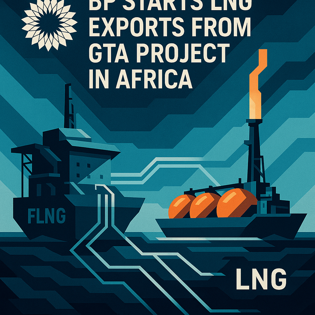BP стартира износ на втечнен газ от проект GTA в Африка