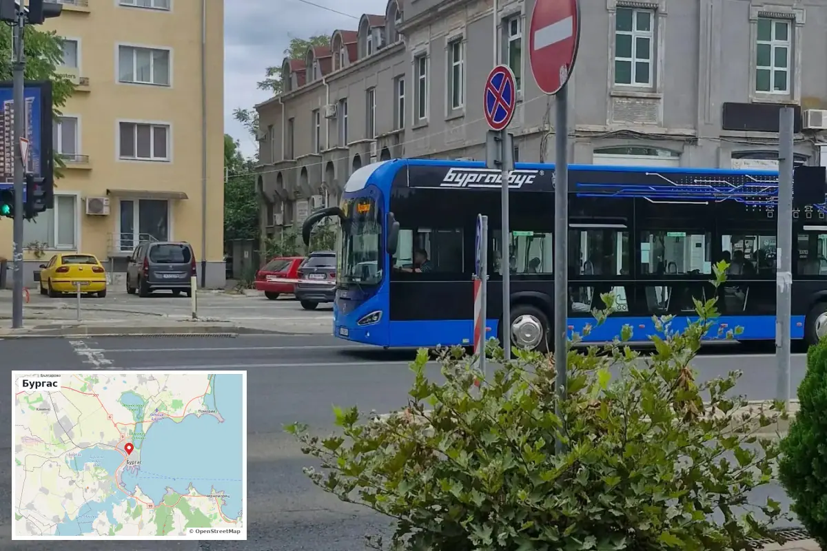 Градският транспорт в Бургас вече ще се следи в Google Maps