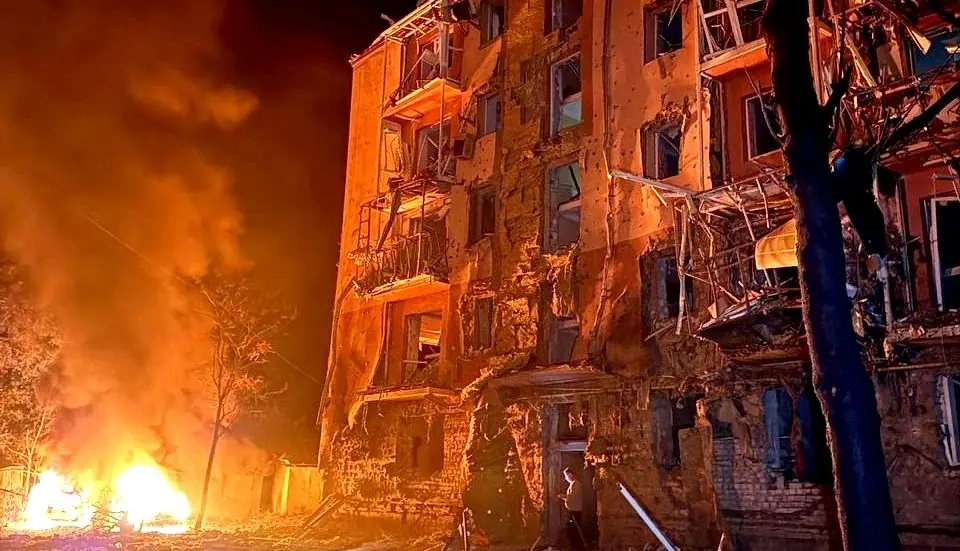 Запорожье — последствия российского удара