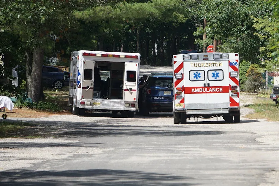 A child in a wheelchair was involved in an accident in a resort town - two people have been detained.